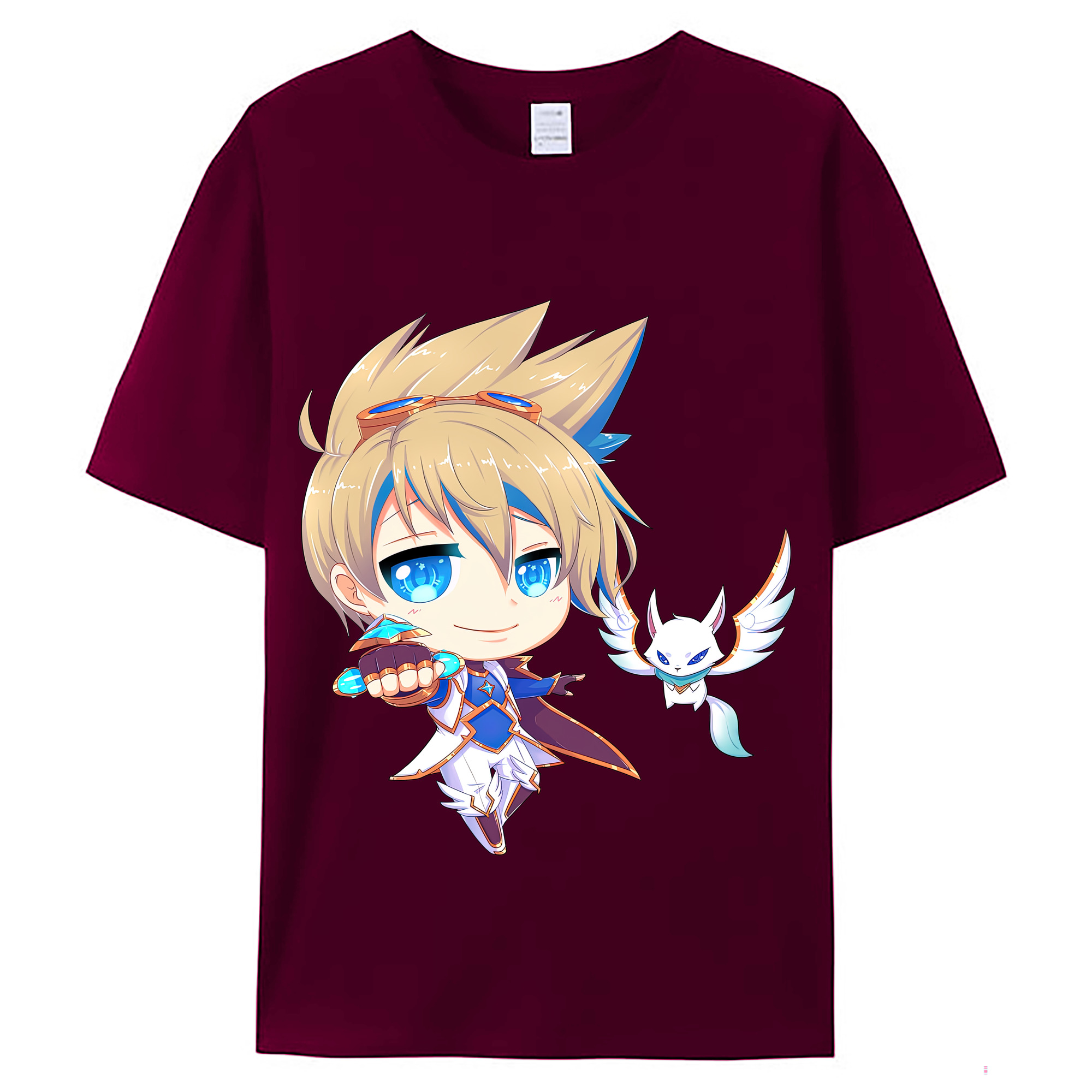 （画像用） リーグ・オブ・レジェンド League of Legends LOL レディースカジュアルプリントTシャツ（綿100％）